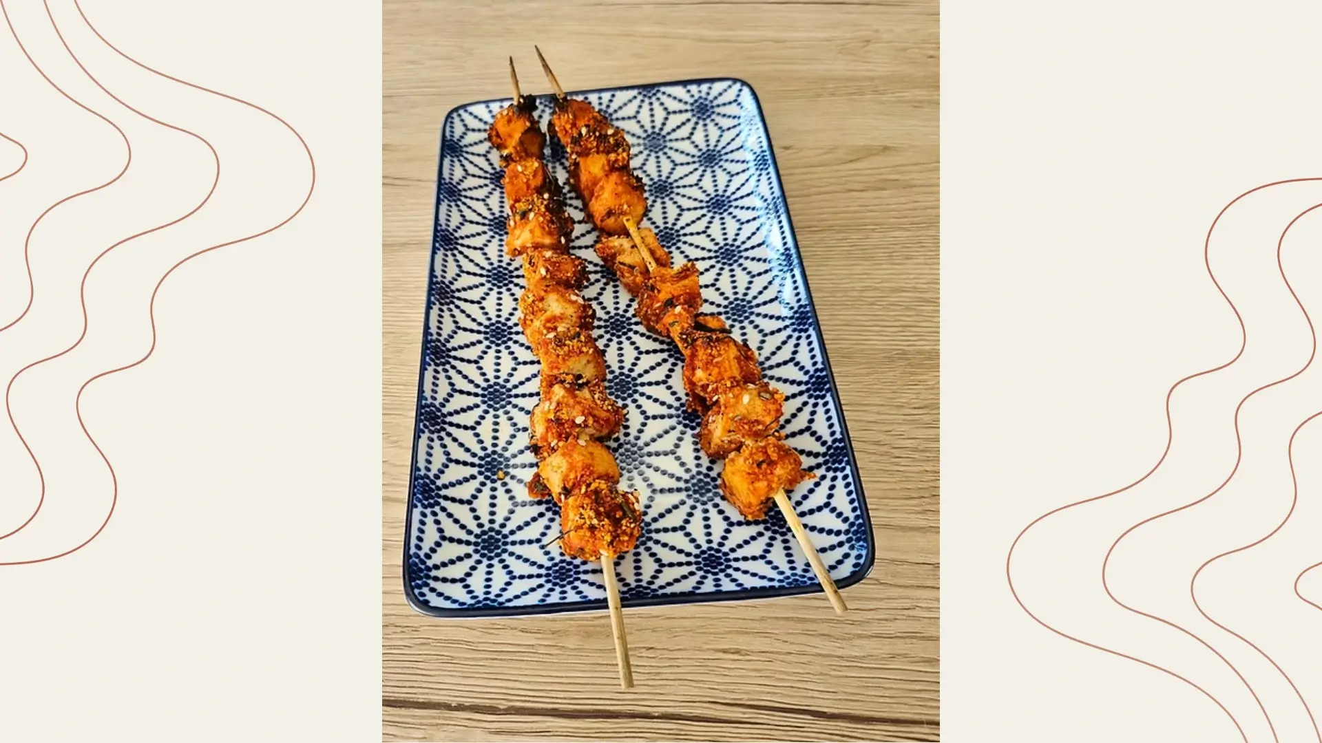 Brochettes de tofu