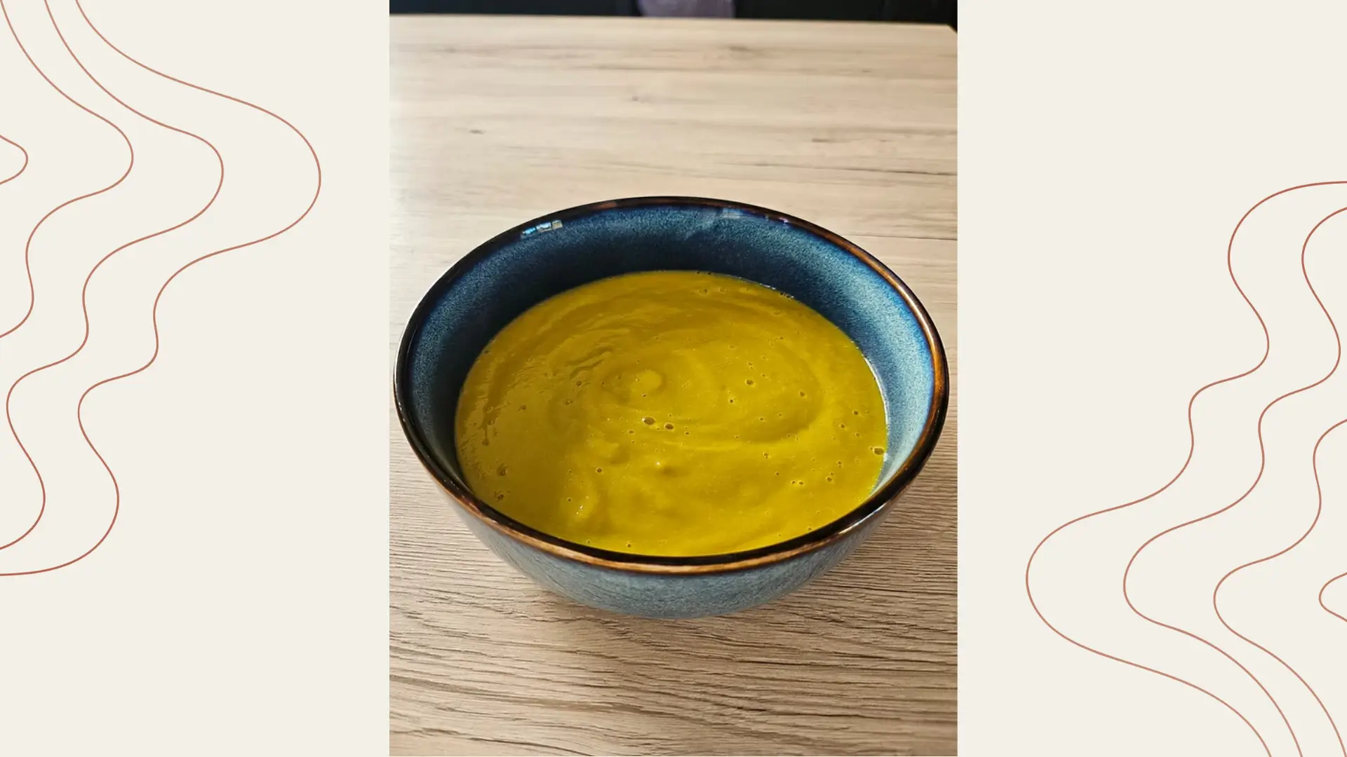 Velouté de carottes, haricots verts, brocolis