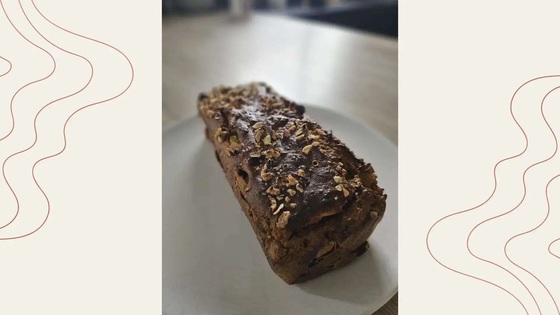 Cake poire et potimarron aux noisettes